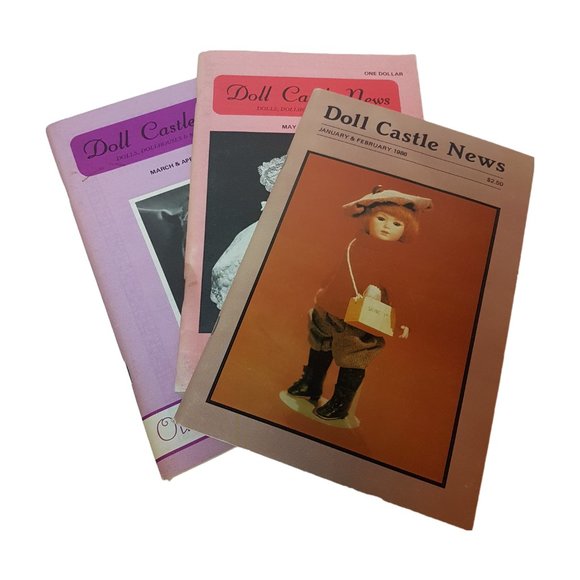 Vintage 1970s, 1980s DOLL CASTLE NEWS Issues Doll Collector Magazine Collection - Picture 2 of 4